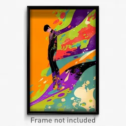 Icelandic Movie Poster - Boy Feeling Sorrow, Bubbly Highleg Leotard (Art Print)