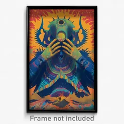 Mexican Movie Poster - Rough Dam (Mexico Psychedelic Art Retro Film Print)