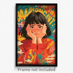 Indonesian Movie Poster - Boy Feeling Insecurity, Adorable Cropped Sweater