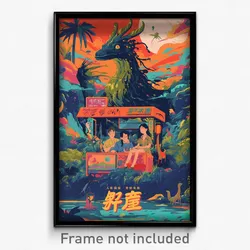 Vietnamese Movie Poster - Faraway Bay (Vietnam Psychedelic Art Retro Film Print)