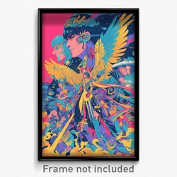 Spanish Movie Poster - Angelic Delta (Spain Psychedelic Art Retro Film Print)