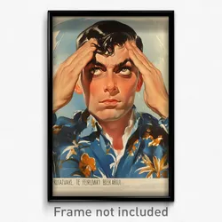 French Movie Poster - Boy Feeling Desire, Lovely Shirt Lift (France Art Print)