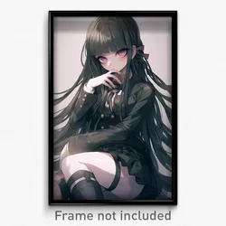 Anime Art Poster - Girl Feeling Suspicious Wearing Immaculate Costume (Print)
