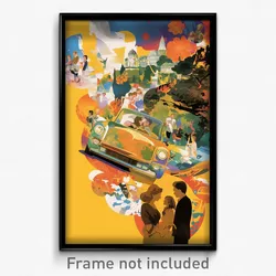French Movie Poster - Adorable Ramp (France Psychedelic Art Retro Film Print)
