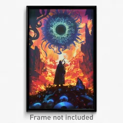 Icelandic Movie Poster - Vivid Dungeon (Iceland Retro Film Art Print)