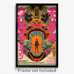 Japanese Movie Poster - Woman Feeling Claustrophobic, Majestic Pink Legwear