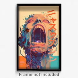 Vietnamese Movie Poster - Frozen Body (Vietnam Psychedelic Art Retro Film Print)