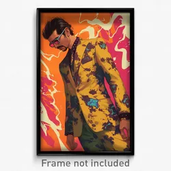 Bollywood Movie Poster - Boy Feeling Persevering, Taut Pant Suit (Art Print)