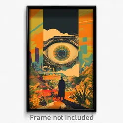 German Movie Poster - International Mirror (Germany Retro Film Art Print)