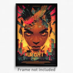 Brazilian Movie Poster - Urban Roost (Brazil Psychedelic Art Retro Film Print)