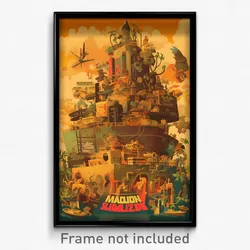 Brazilian Movie Poster - Wild Shipyard (Brazil Psychedelic Art Retro Film Print)