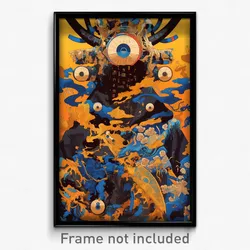 Thai Movie Poster - Puzzling Folly (Thailand Psychedelic Art Retro Film Print)