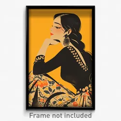 Mexican Movie Poster - Girl Feeling Smug, Glass Lace (Mexico Film Art Print)