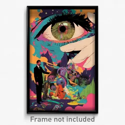 Mexican Movie Poster - Whimsical Pallisade (Mexico Retro Film Art Print)