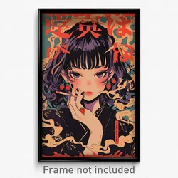 Japanese Movie Poster - Girl Feeling Mystified, Orderly Strawberry Hair Ornament