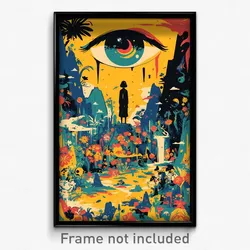 Indonesian Movie Poster - Flowery Hideout (Indonesia Retro Film Art Print)