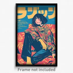 Icelandic Movie Poster - Girl Feeling Loathing, Gloomy Impossible Clothes