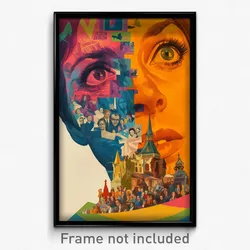German Movie Poster - Superficial Shaft (Germany Retro Film Art Print)