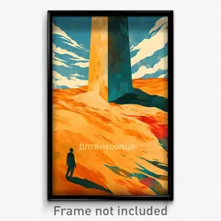 Russian Movie Poster - Monumental Tundra (Russia Retro Film Art Print)