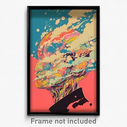 Movie Art Poster - Worn Spring (Psychedelic Trippy Retro Cartoon Film Print)