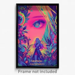 French Movie Poster - Girl Feeling Hate, Nice Sleeveless Coat (France Art Print)