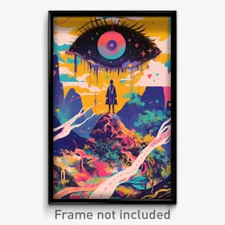 Spanish Movie Poster - Rich Plateau (Spain Psychedelic Art Retro Film Print)