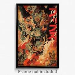 Thai Movie Poster - Ordinary Fire (Thailand Psychedelic Art Retro Film Print)