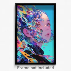 Art Poster - Clear Expanse (Psychedelic Trippy Weird 11x17 Print)