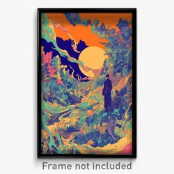 Vietnamese Movie Poster - Blue Ego Exploration (Vietnam Retro Film Art Print)