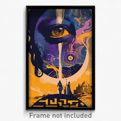 Hebrew Movie Poster - Outlandish Bailey (Israel Retro Film Art Print)