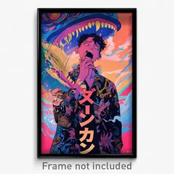 Indonesian Movie Poster - Boy Feeling Excited, Strong Edgy Clothes (Art Print)