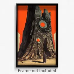 Icelandic Movie Poster - Gregarious Arch (Iceland Retro Film Art Print)