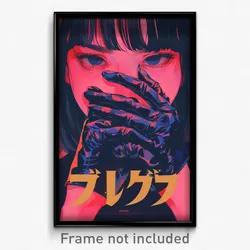 Thai Movie Poster - Girl Feeling Vengeful, Warped Black Gloves (Art Print)