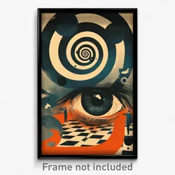 German Movie Poster - Distinct Labyrinth (Germany Retro Film Art Print)
