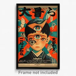 Chinese Movie Poster - Boy Feeling Sullenness, Triangular Bow Hairband (Print)