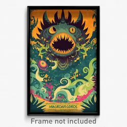 Mexican Movie Poster - Wiggly Claim (Mexico Psychedelic Art Retro Film Print)