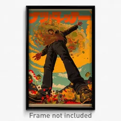 Mexican Movie Poster - Man Feeling Expectancy, Handsome Metal Boots (Art Print)