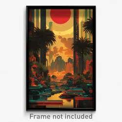 Russian Movie Poster - Buzzing Colonnade (Russia Retro Film Art Print)