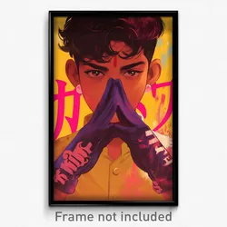Bollywood Movie Poster - Boy Feeling Lazy, Noisy Purple Gloves (India Art Print)