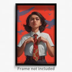Indonesian Movie Poster - Girl Feeling Attraction, Grizzled Adjusting Necktie