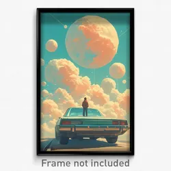 Art Poster - Memorable Bay (Psychedelic Trippy Weird 11x17 Print)