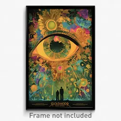 German Movie Poster - Golden Hospice (Germany Psychedelic Art Retro Film Print)