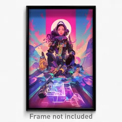 Movie Art Poster - Vivid Board Game (Psychedelic Retro Weird Film Print)