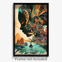 Indonesian Movie Poster - Dark Bay (Indonesia Psychedelic Art Retro Film Print)