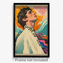 Russian Movie Poster - Boy Feeling Worried, Elegant White Capelet (Art Print)