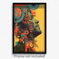 Bollywood Movie Poster - Measly Shoals (India Retro Hindi Film Art Print)