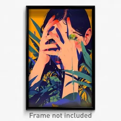 Brazilian Movie Poster - Modest Waterfall (Brazil Retro Film Art Print)