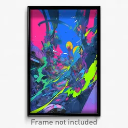 Art Poster - Rural Aurora (Psychedelic Trippy Weird 11x17 Print)