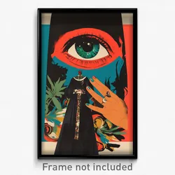 Spanish Movie Poster - Agitated Mind (Spain Psychedelic Art Retro Film Print)