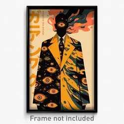 Brazilian Movie Poster - Man Feeling Cynicism, Golden Coat (Brazil Art Print)